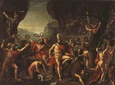 Jacques-Louis David Leonidas at thermopylae (mk02) Spain oil painting art
